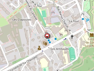 Carte de Hôtel Edelweiss à Briançon