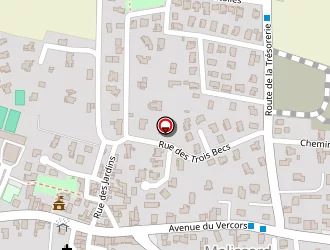 Carte de Bourg Jacques à Malissard