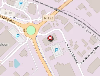 Carte de Wood Way à Aurillac