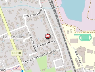 Carte de Pressing De La Renney à Blanquefort