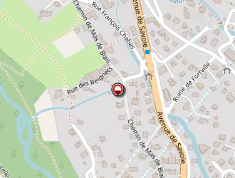 Carte de L'auberge De L'impossible Cat'etape à Briançon