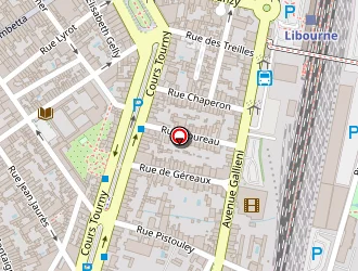 Carte de La Croix à Libourne