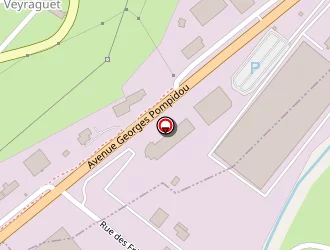 Carte de Hôtel Auréna à Aurillac