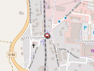 Carte de Infinea à Soyons