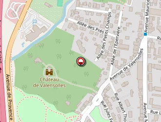 Carte de C.l.a.e Valensolles à Valence