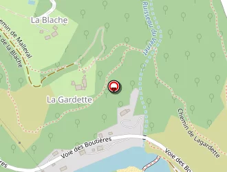 Carte de Camping Le Cheylard à Cheylard (le)