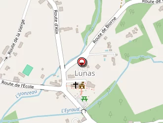 Carte de Ecole à Lunas