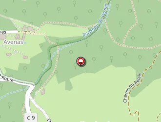 Carte de Sas Chute De Chambaud à Cheylard (le)