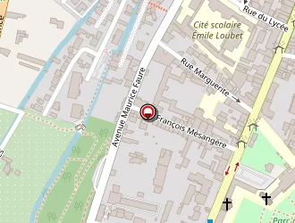 Carte de Orange à Valence