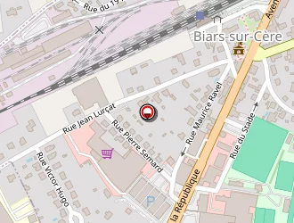 Carte de Centre Leclerc à Biars-sur-cère
