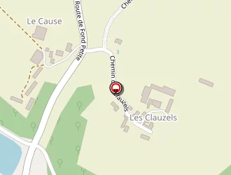 Carte de Les Clauzels à Proissans
