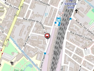 Carte de Auberge Du Puits D'argent à Valence