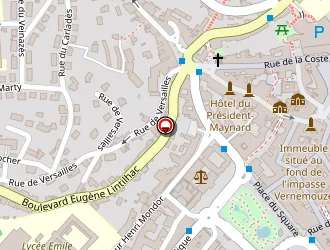 Carte de Le Boudoir De Cécile à Aurillac