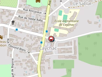 Carte de Presbytère Caychac à Blanquefort