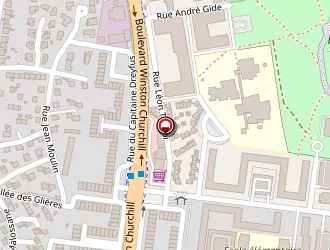 Carte de Le Boulevard K à Valence