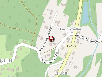 Carte de Monmaille Serge à Maurens