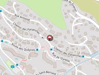 Carte de Peythieu Electricité à Saint-chaffrey