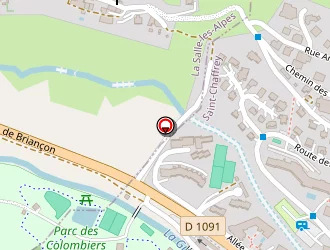 Carte de Piscine Chanteguisane à Saint-chaffrey