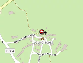 Carte de Blanc Jean à Gourdièges