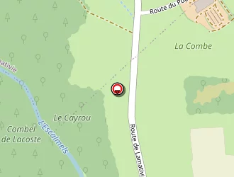 Carte de Camping Les Trois Sources à Calviac