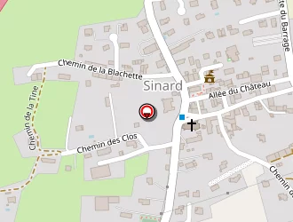 Carte de Atelier Bois Poulat à Sinard