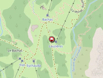 Carte de Les Sommets à Monêtier-les-bains (le)