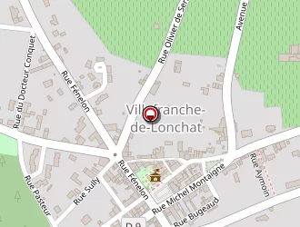 Carte de Pharmacie Pariaud Devezis (snc) à Villefranche-de-lonchat