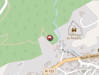 Carte de Bordas Jack à Polminhac