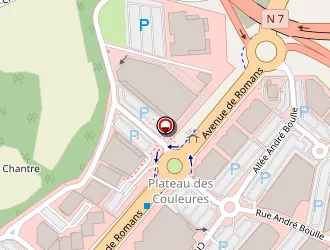 Carte de Lucy à Valence