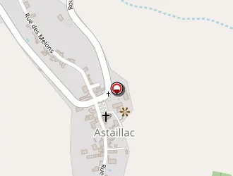 Carte de Atelier Aeoline à Astaillac