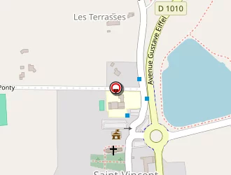 Carte de Cosson à Saint-vincent-de-paul