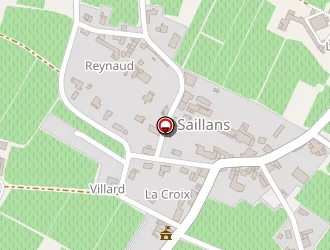 Carte de Les Catalpas à Saillans
