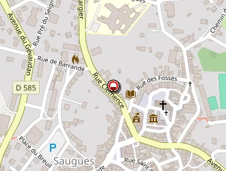 Carte de Allès Rousset Nicole à Saugues