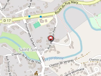 Carte de Lavergne Jean-luc à Saint-simon