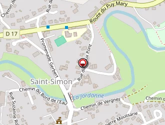 Carte de Delrieu Jacques à Saint-simon