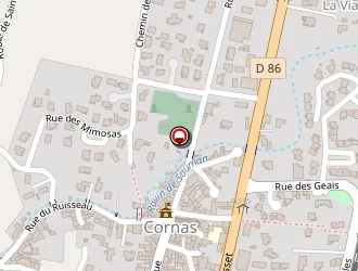 Carte de La Poste à Cornas