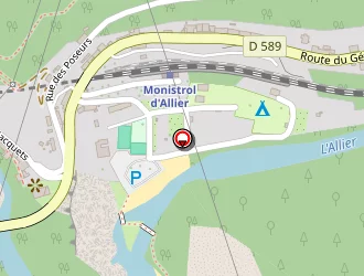 Carte de Tonic Rafting à Monistrol-d'allier