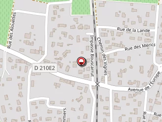 Carte de La Poste à Ludon-médoc