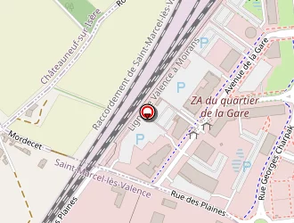 Carte de Edifices à Saint-marcel-lès-valence