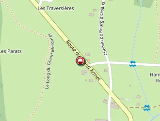 Carte de French James à Chantelouve