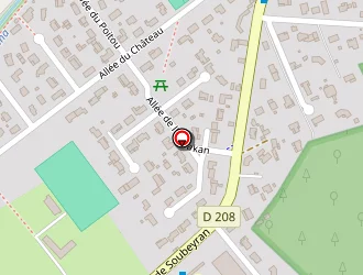 Carte de Collège Panchon à Arsac