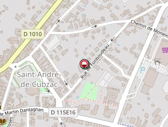 Carte de Sncf à Saint-andré-de-cubzac