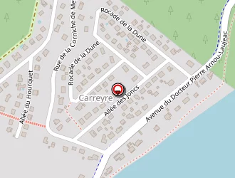 Carte de Sas Jennalex à Lacanau