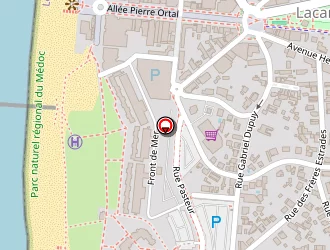 Carte de Le Barracuda à Lacanau