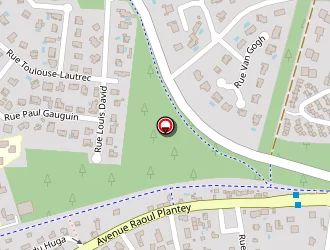 Carte de René Bernard à Lacanau