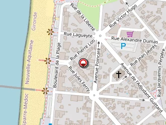 Carte de Ecole De Surf Ocean Experience à Lacanau