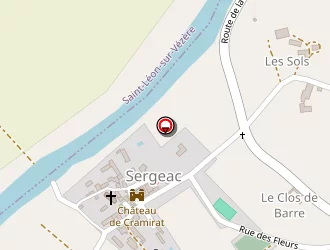 Carte de Court De Tennis à Sergeac