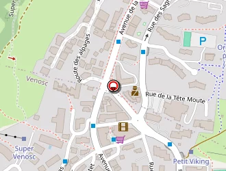 Carte de Le Perce Neige à Deux alpes (les)