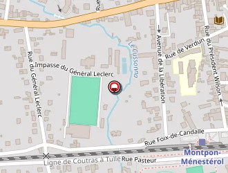 Carte de Complexe Sportif à Montpon-ménestérol