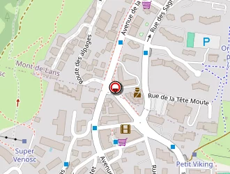 Carte de Le Chamois à Deux alpes (les)